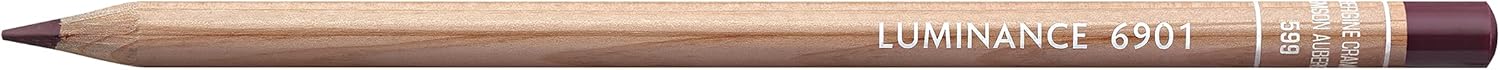 Caran D'ache Luminance 6901 Lightfast Pencil No. 599 Crimson Aubergine (6901.599)