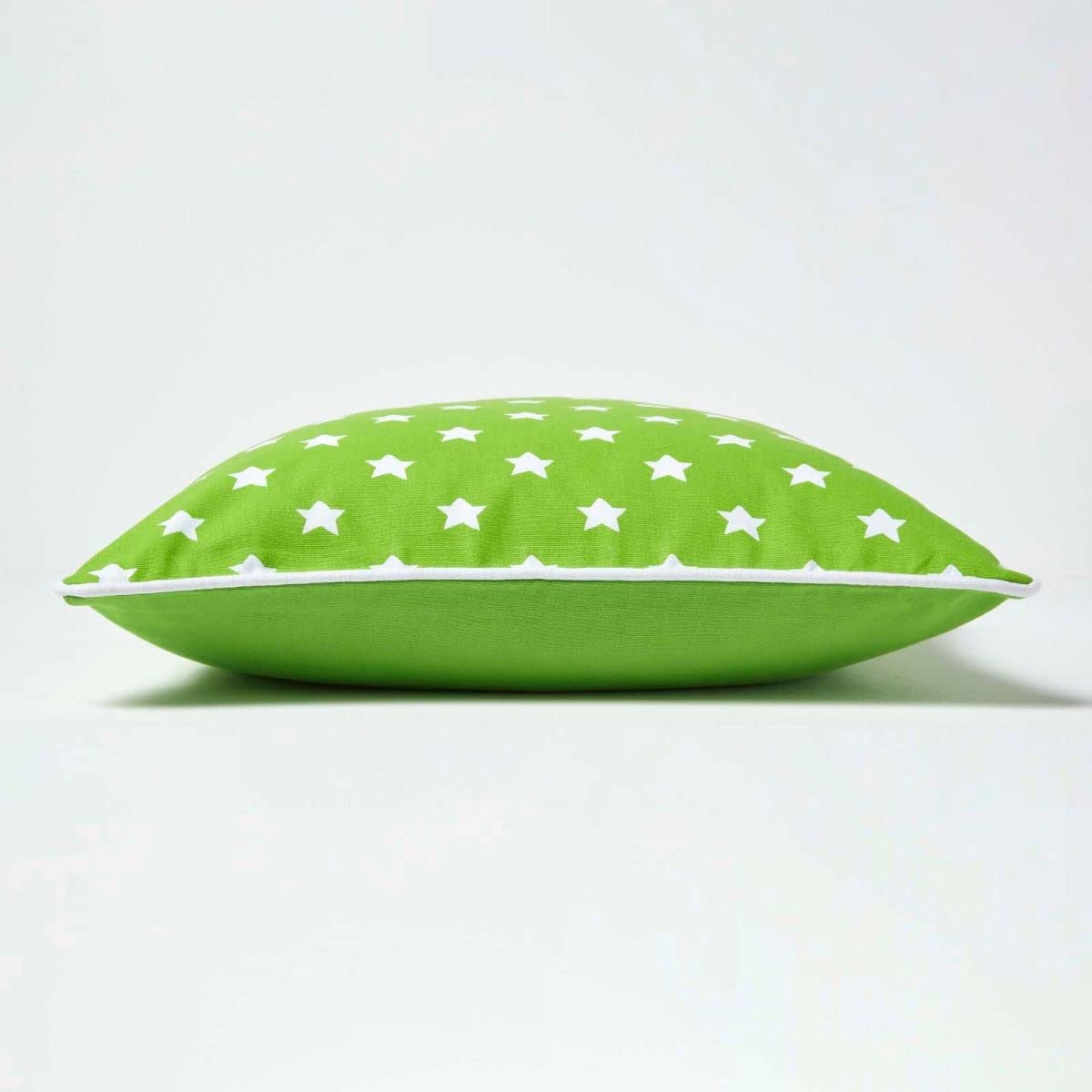 Homescapes - Cuscino imbottito a pois - rosa bianco patchwork 100
