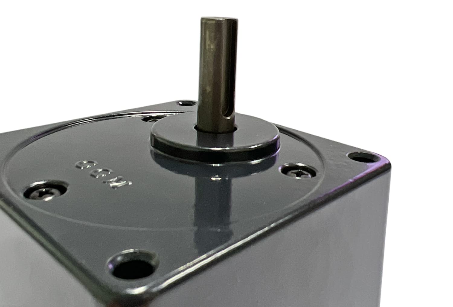 eRicambi, Gruppo Riduttore Motoriduttori a Induzione per Stufe e Pellet GGM K8G200B, con Cuscinetti a Sfera, Flangia 80x80 (mm), Diametro Albero 10 (mm), Velocità 6 RPM, Rotazione Oraria/Antioraria