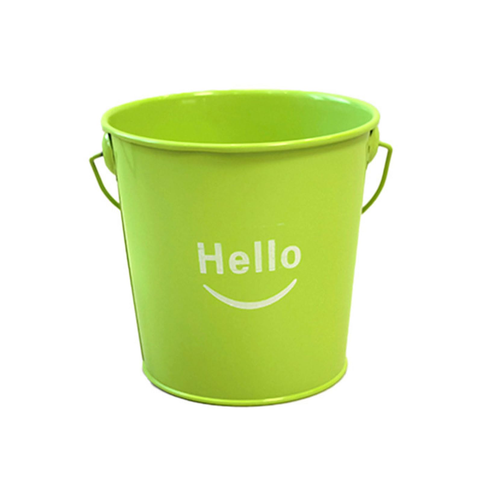 Zxfdsfdbnm Space Saving Desktop Pen Organiser Container with Handle Iron Metal Storage Bucket for Pencils Art Brush Cosmetics Tool Iron Pen Owner