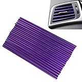 Qurbuns 20 PCS Car Air Conditioner Vent Trim Decoration Strips, Waterproof Bendable...