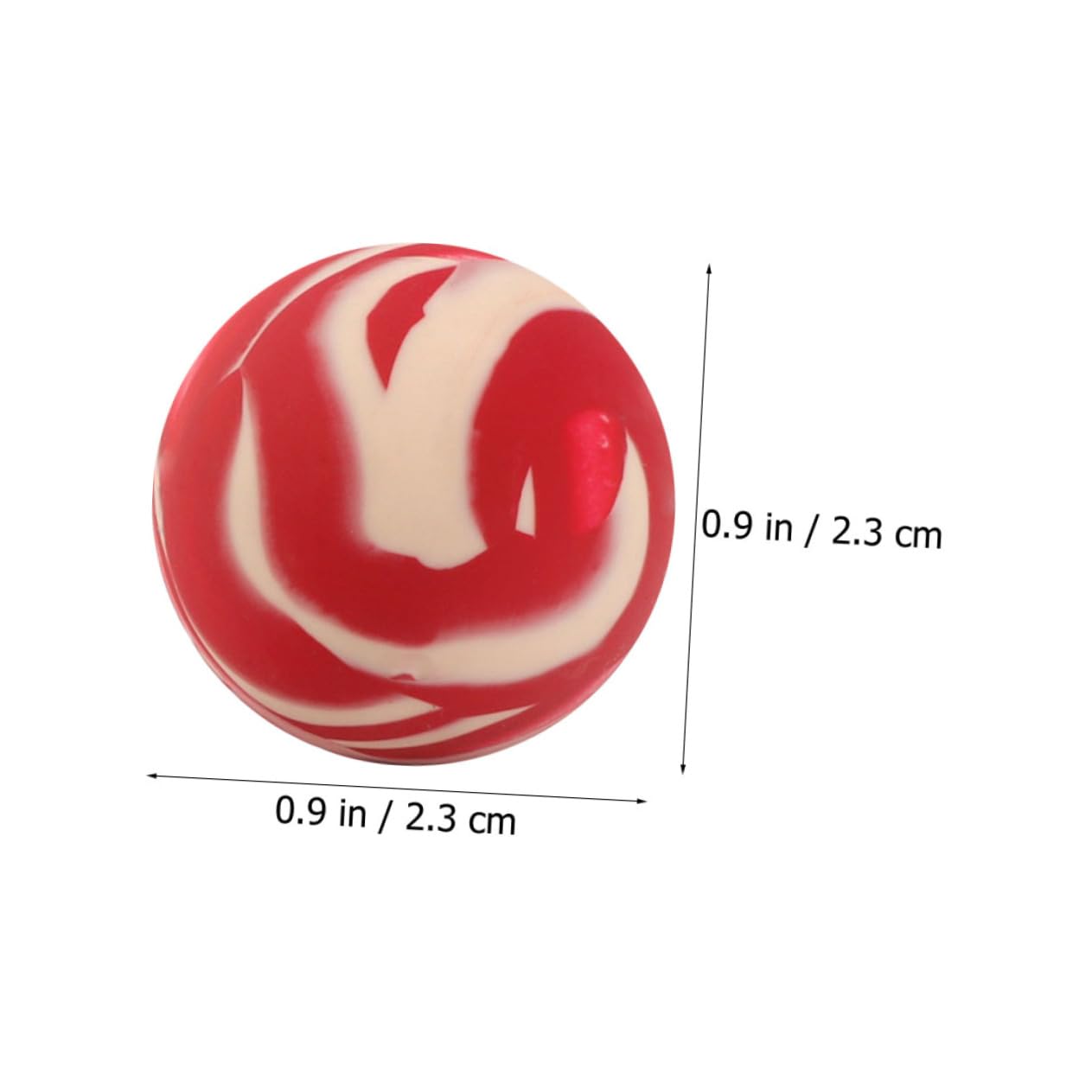 LIOOBO 20 Pcs Bouncy Balls Assorted Bounce Balls for Playtime Educational for Indoor and Outdoor Fun