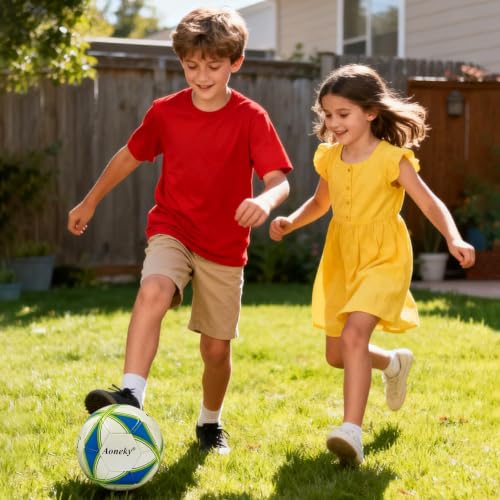 Aoneky Size 3 Kids Soccer Ball