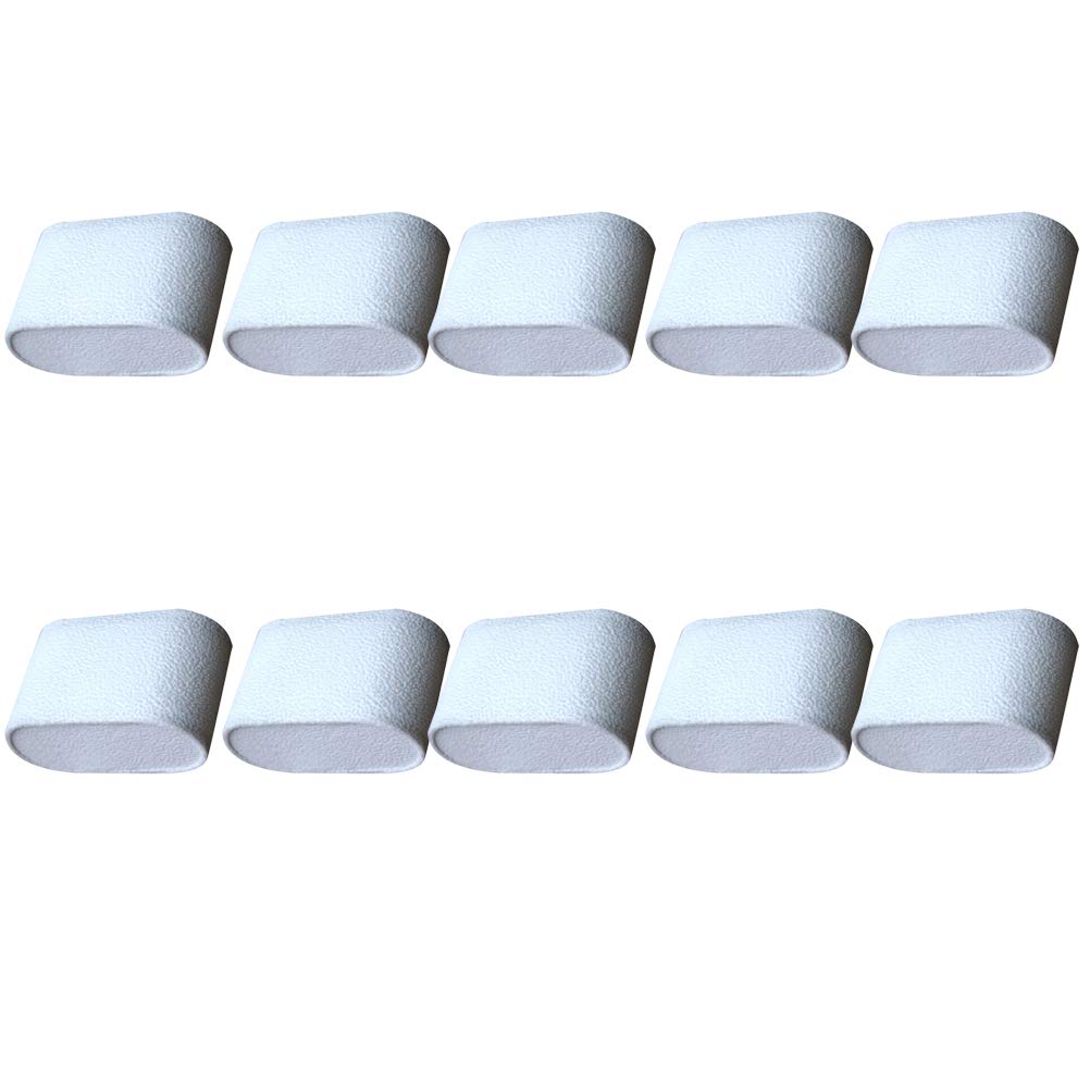 Hemobllo 10pcs Velvet Pillow Bracelet Watch Pillow Jewelry Displays Pillow Flannelette Holder (White)