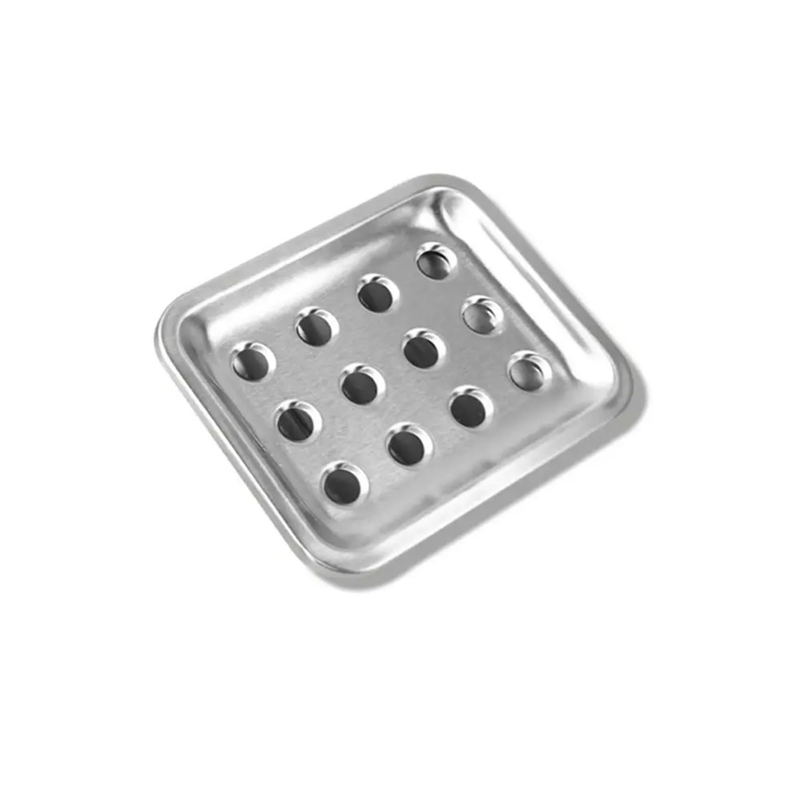 Stainless Steel Soap Dish Double Layer Drainable Storage Rack Container Tray Bathroom Kitchen Sink Organizer(Color-01)