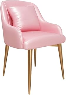 pink leather chair
