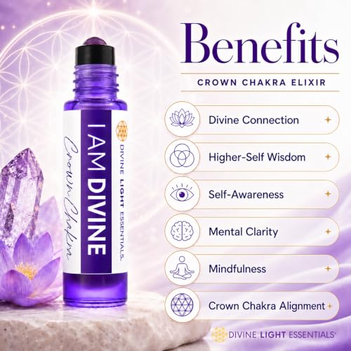 I Am Divine Aceite Esencial Elixir Chakra Corona miniatura 2