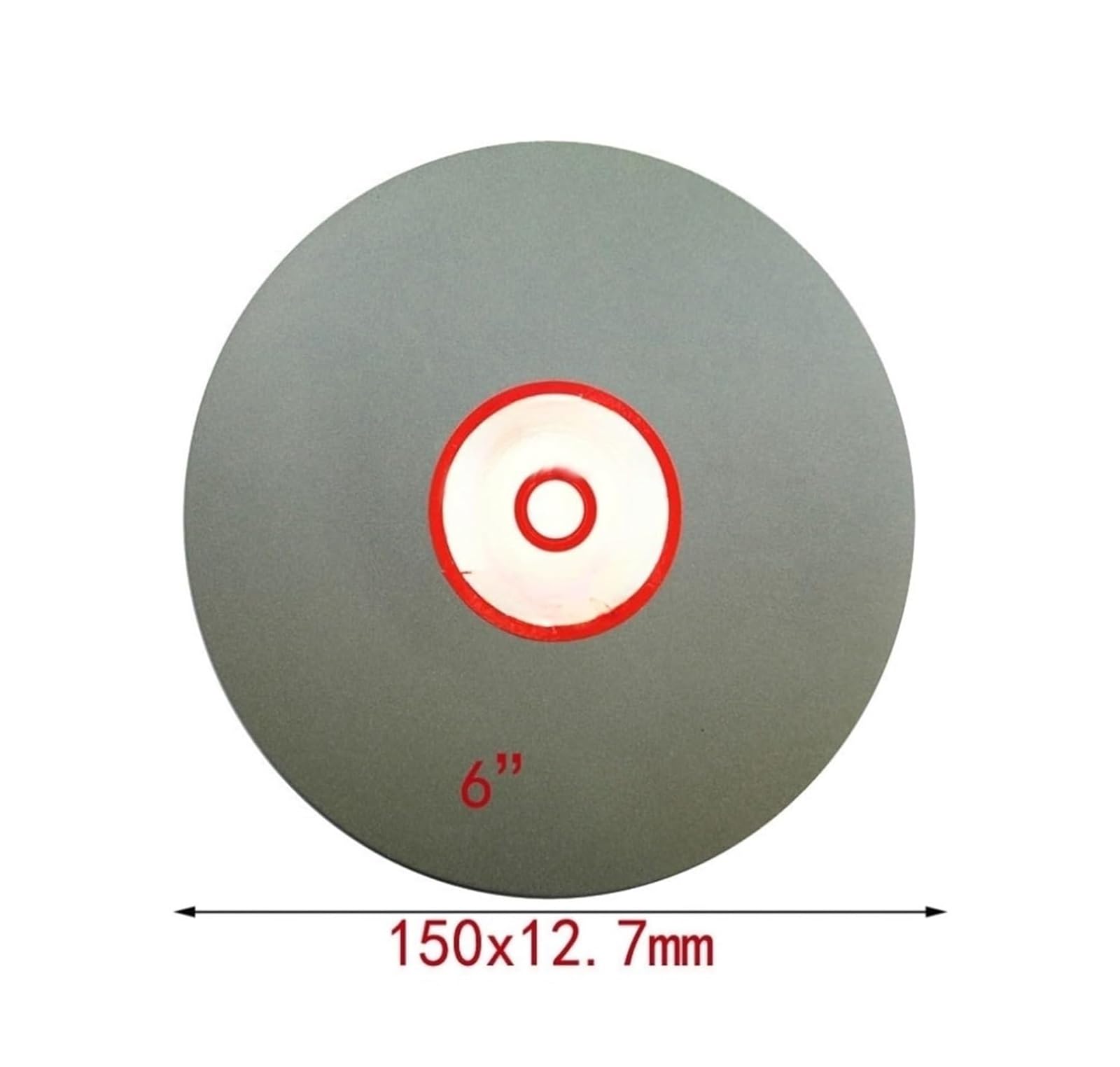 6inch Inner Hole 12.7mm Lapidary Grinding Polishing Wheel Disk Grit 60-3000 Diamond Coated Flat Lap Tool(320)