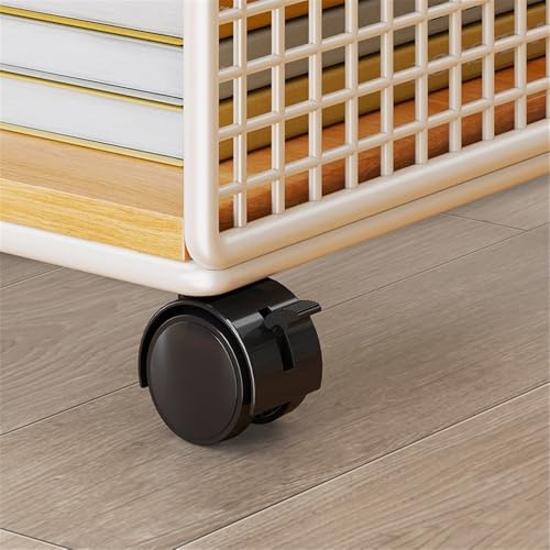 Soporte para CPU, estante multifuncional para impresora y torre de PC con ruedas bloqueables, carro móvil (blanco) miniatura 3