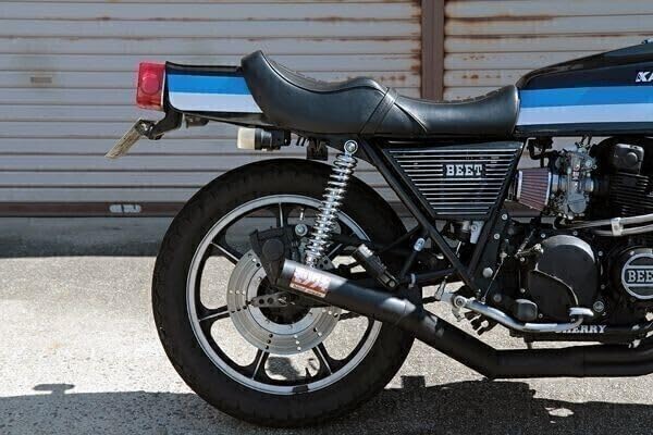 574 細巻き リア サスペンション 345mm フルメッキ 汎用 Z1 Z2