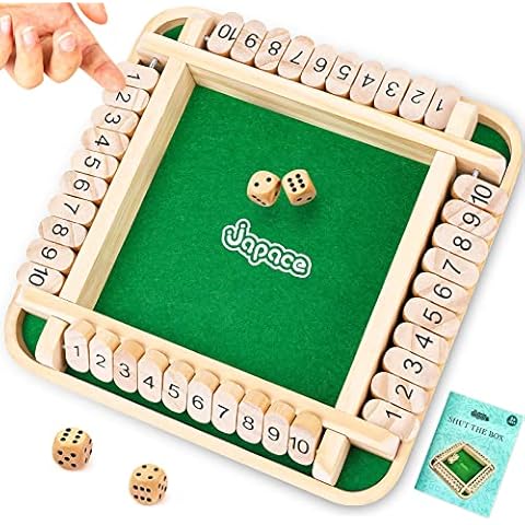 Japace Shut the Box Wooden Game Cover
