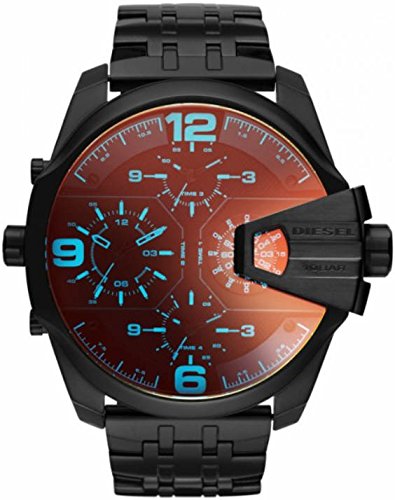 �y�f�B�[�[���zDIESEL Uber Chief Black Dial Men's Dual Time Watch DZ7373/�f�B�[�[�� �r���v DZ7373 �����Y �r���v [���s�A���i]