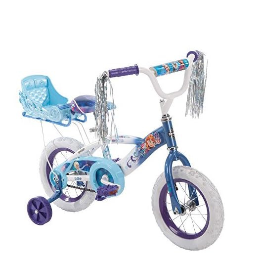 Huffy 12 Disney Frozen Elsa Girls Bike - Huffy bikes Huffy New 12 Inch Girls Frozen Bike with Sleigh, Blue