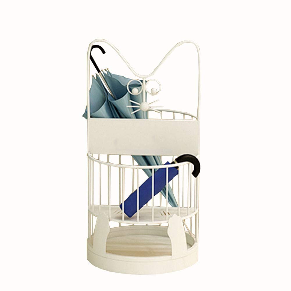 Support de drainage multifonctionnel pour parapluies en fer forgé 30 x 60 cm