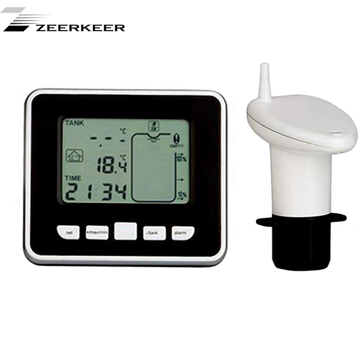 Buy Zeerkeer Depth Level Measuring Meter, Ultrasonic Water Tank Level