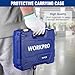 WORKPRO 15-Piece Drive Tool Accessory Set, Includes Socket Adapter Extension Set, Socket Extension Bar, Swivel Universal Joints and Spark Plug Socket Set, 1/4