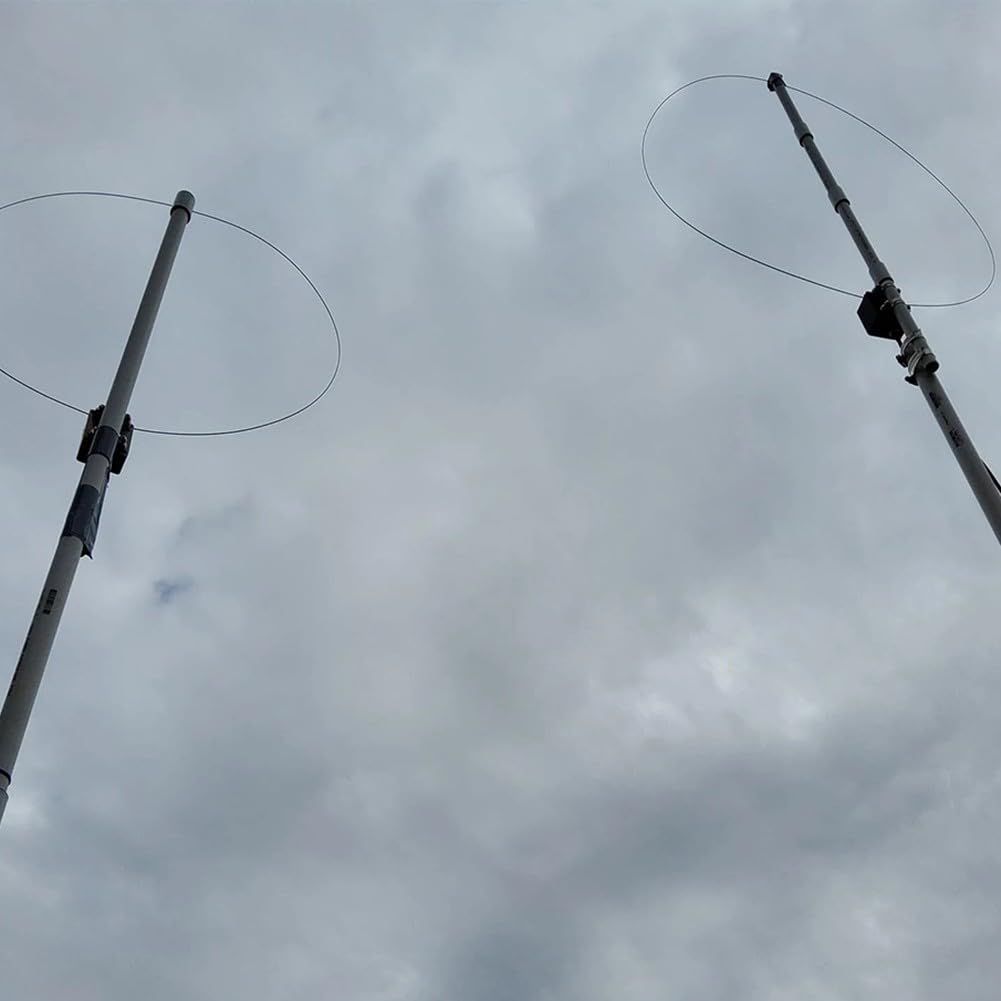 Antenna ad anello attiva K-180WLA 0,1-180 MHz 20 dB preamplificatore regolabile 2750 mAh cavo 10 m