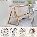 Tutti Bambini CoZee® Air Baby Bassinet & Bedside Sleeper - Rocking Bassinet for Baby, Fast-Folding with Travel Bag, Deluxe Airflow Mattress & 6 Mattress Heights, 0-6 Months (Walnut & Ecru)