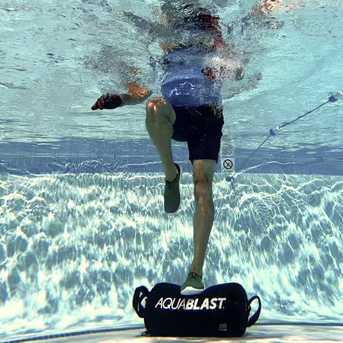 Image of Portable Fitness and Punching Bag for Pools & Swim Spas | Full-Body, Low-Impact Water Resistance Workout | Quick 30-Second Set-Up | Compact & Travel-Friendly