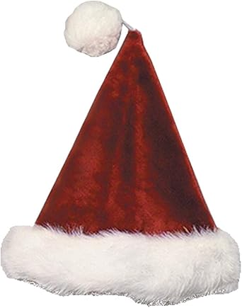 Burgundy velvet santa hat Outlet