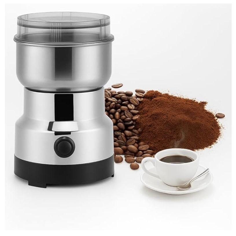 Moedor de Café Elétrico Goldfruit Electric Grinder 150W Inox – Moedor de Grãos Café,