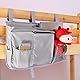 EBETA E Bett Tasche Bett Organizer Hochbett Aufbewahrungstasche für Buch, Magazin, Spielzeug, Handy, Kopfhörer (Grau)