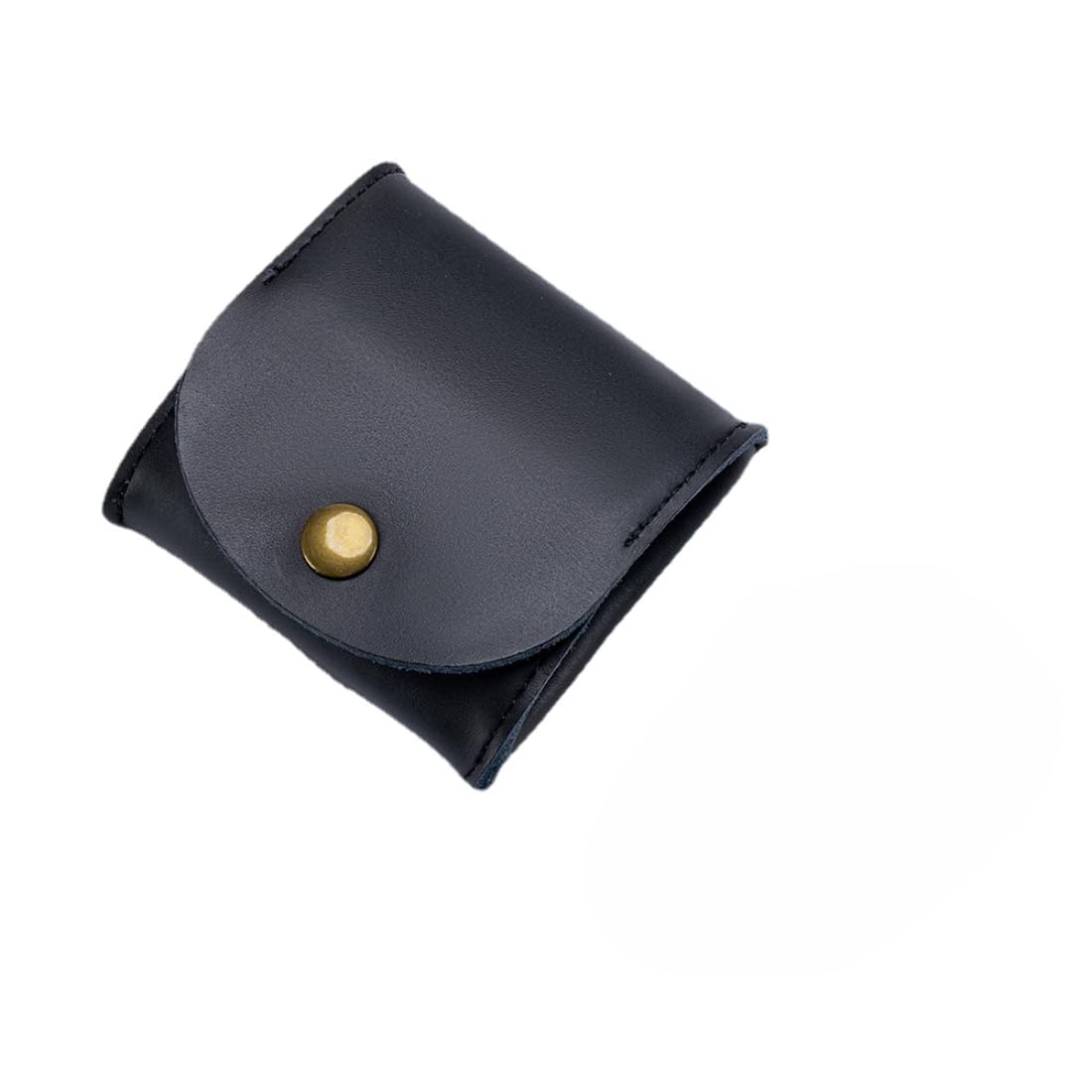 남성용 동전 지갑 가죽 미니 여성용 동전 지갑 키체인 지갑 블랙-Freehip.co.kr