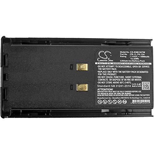 Batteria per KENWOOD TH-75AT, TH-77AT, TH-78, TH-78A, TH-78E, TK-220, TK-240, TK-240D, TK-25A, TK-26A, TK-27A, 28A, 320, 330