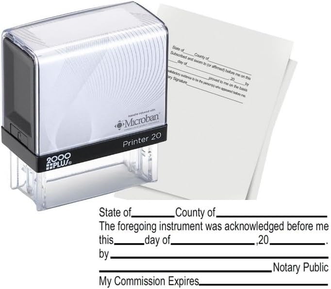 Acknowledgement Notary Stamps