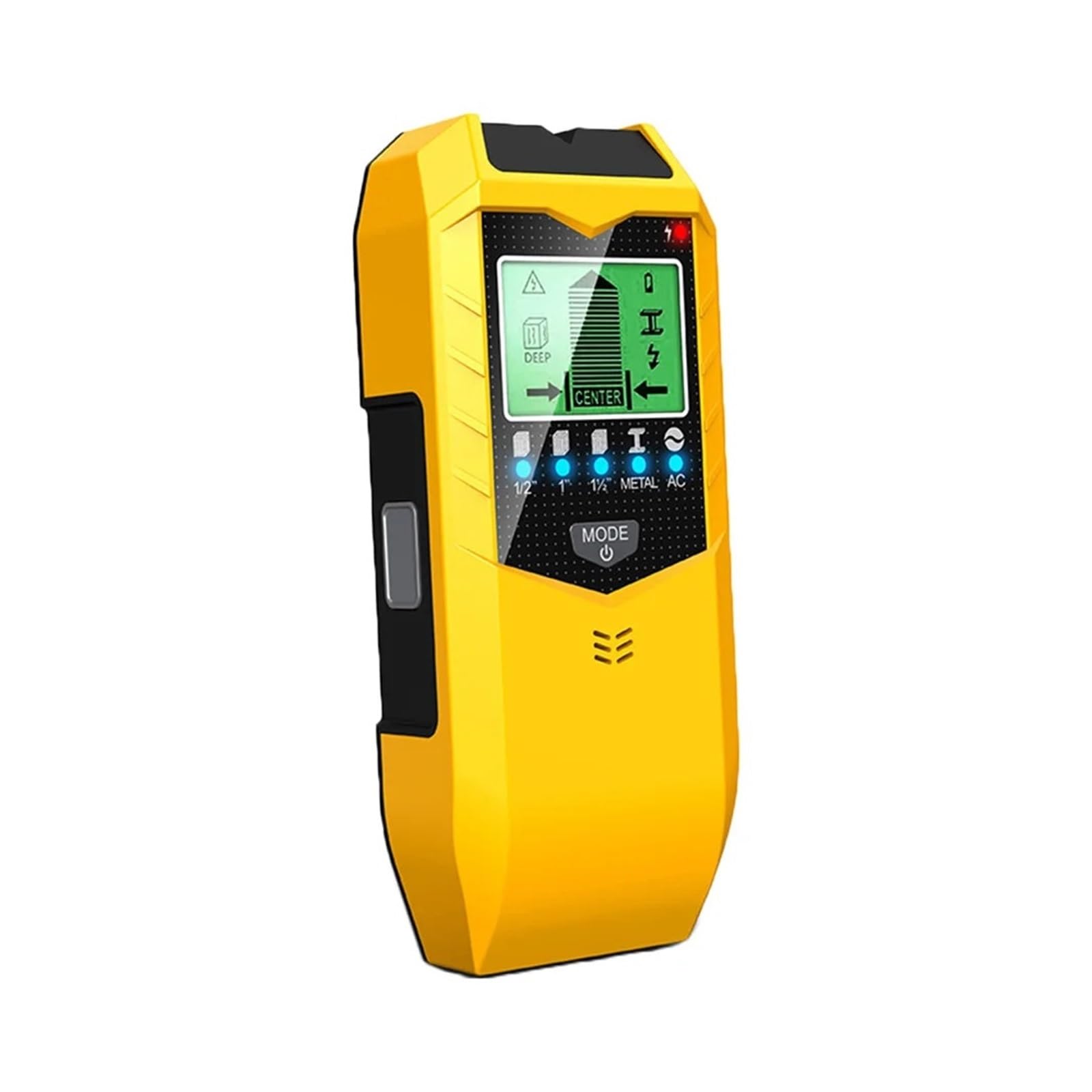 Stud Finder Handheld Depth Metal Detector Precise Positioning Portable Home Wood Pipe Stud Finder Wall Scanner Sensor For Wire Detect Metal(Yellow)