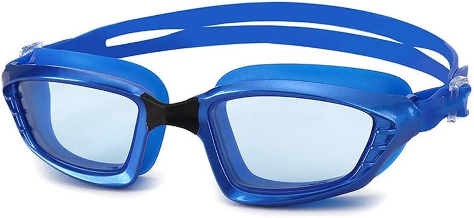 Swimming Goggles, Watertight Anti-Fog Adjustable Strap Comfort fit for Unisex Adult Men and Women