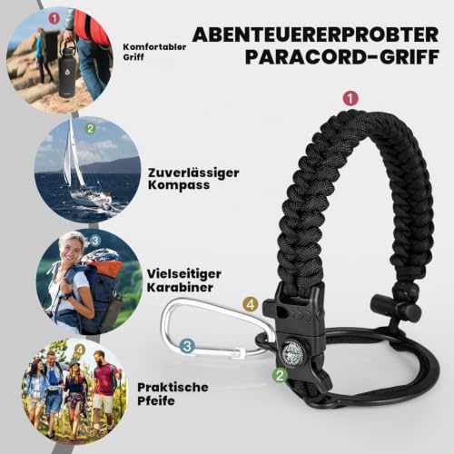 RAYMYLO 2.5L isolierte Edelstahl-Thermosflasche，3-Schicht-Vakuum-Edelstahl – Ansicht 4