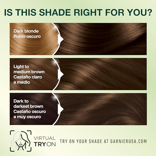 Garnier Nutrisse Ultra Crème Hair Color, 50 Medium Natural Brown, 2 Count - image 7