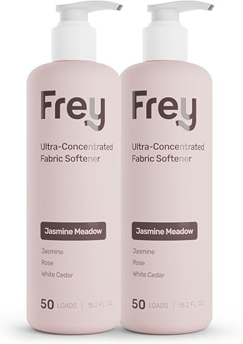 Miniatura 9 de FREY Suavizante y acondicionador de telas líquido natural Suavizante de ropa para ropa Funciona en todas las máquinas + HE Alimentado por