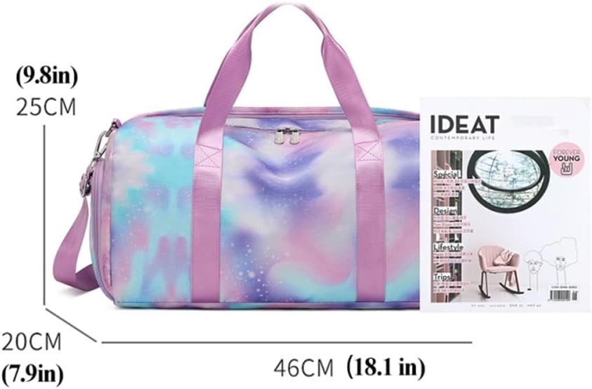 Sports Gym Bag Luggage Travel Shoulder Messenger Yoga Fitness Foldable