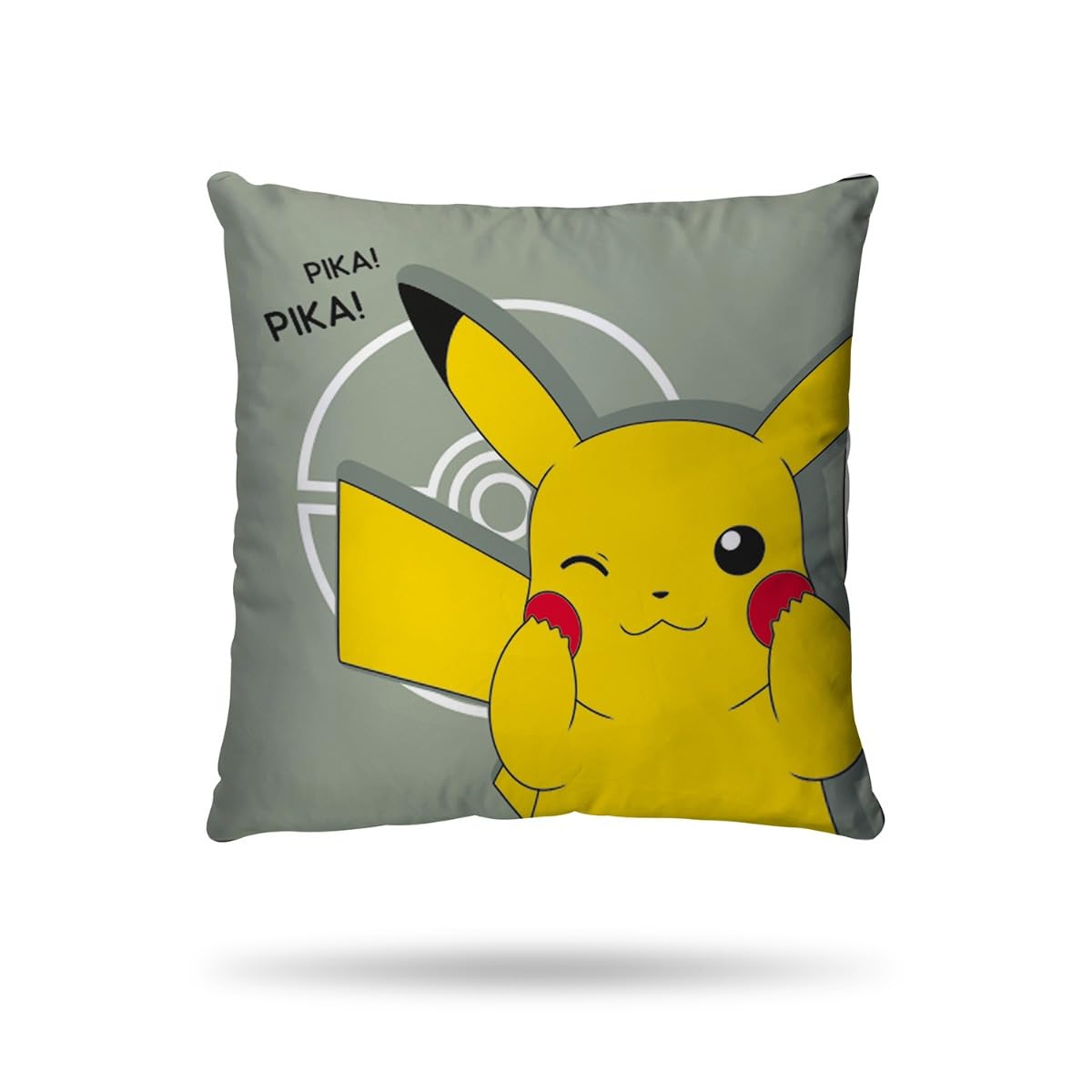 Housse De Couette Pikachu Pokémon 140x200 cm + 1 Taie d'oreiller 63x63 cm - 100% Coton - Vert Sauge