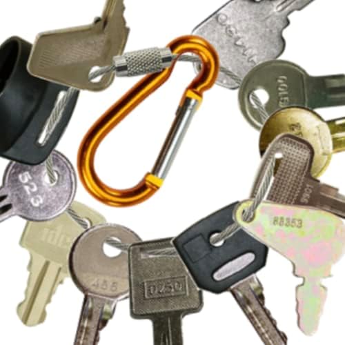 Heavy Equipment Scissor Lift Key Set and Boom Lift Key Set (12 Keys) Fits over 350 Machines JLG, SKYJACK, GENIE, SNORKEL, MEC, UPRIGHT, GMG, GROVE, HAULOTTE AND MORE.