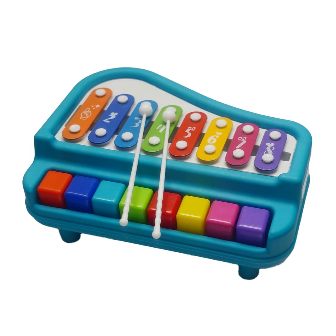 Minkebie Xylophone for Kids, Musical Toys for Kids, 2 in 1 Baby Piano and Xylophone Toy for Toddlers, 8 Multicolored Keys, Non Toxic, Non-Battery (Large) (B0D17XBC5S) Amazon Price History, Amazon Price Tracker