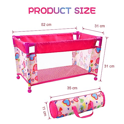 Babeside Baby Doll Crib, Baby Doll Bed For 17-21 Inch Dolls thumb #5