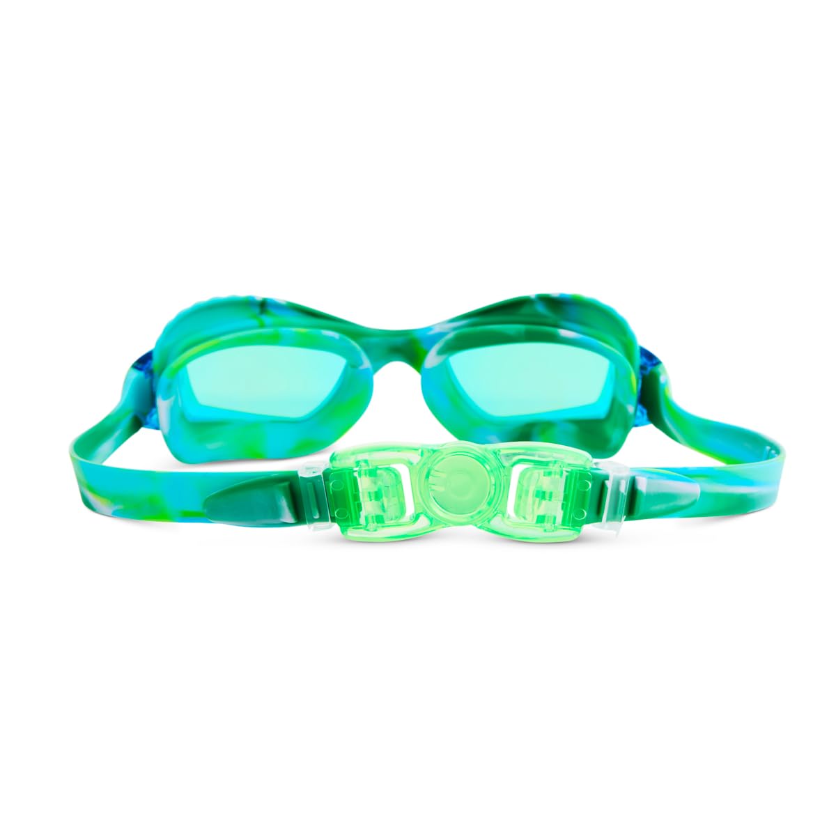 Bling2o Kinder-Schwimmbrille – Explore – Blauer Spritzschutz – 6+ Jahre UV-Schutz, Anti-Beschlag, latexfrei