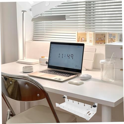 Fixation chargeurs et multiprises avec ce support de câbles bureau - 6
