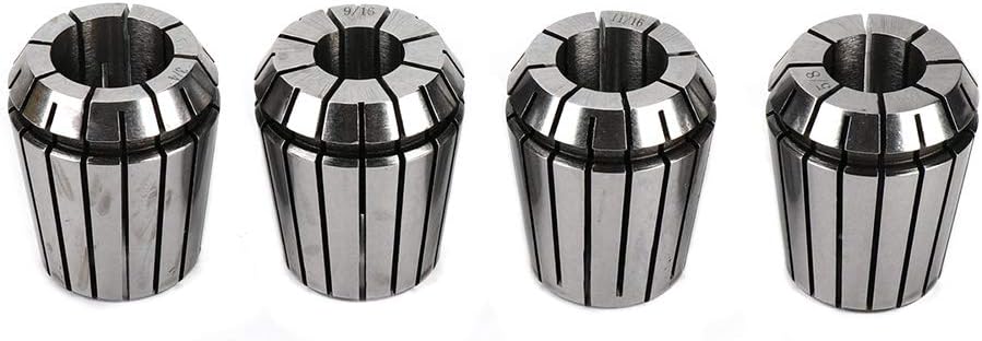 MT2 ER32 Collet Chuck Set with 11 PCS ER32 Collets, 1PCS MT2 Bridgeport Shank Holder & 1 PCS Wrench for Milling Machine.