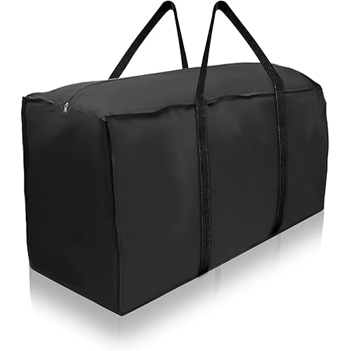 Patio Cushion Storage Bag Outdoor Cushion Storage with Zipper and Handles Size 68" L x 30" W x 20" H Waterproof Heavy Duty for Cushion,Bedding, Blanket, Comforters, Pillow Storage (1Pack)