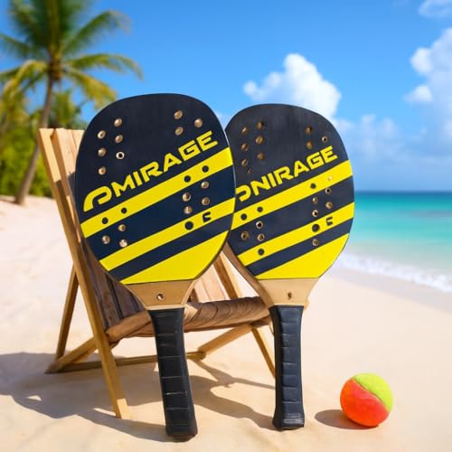 Padel Beach Tennis Raqueta Summer playa Pelota Suave Madera Mar Jardín