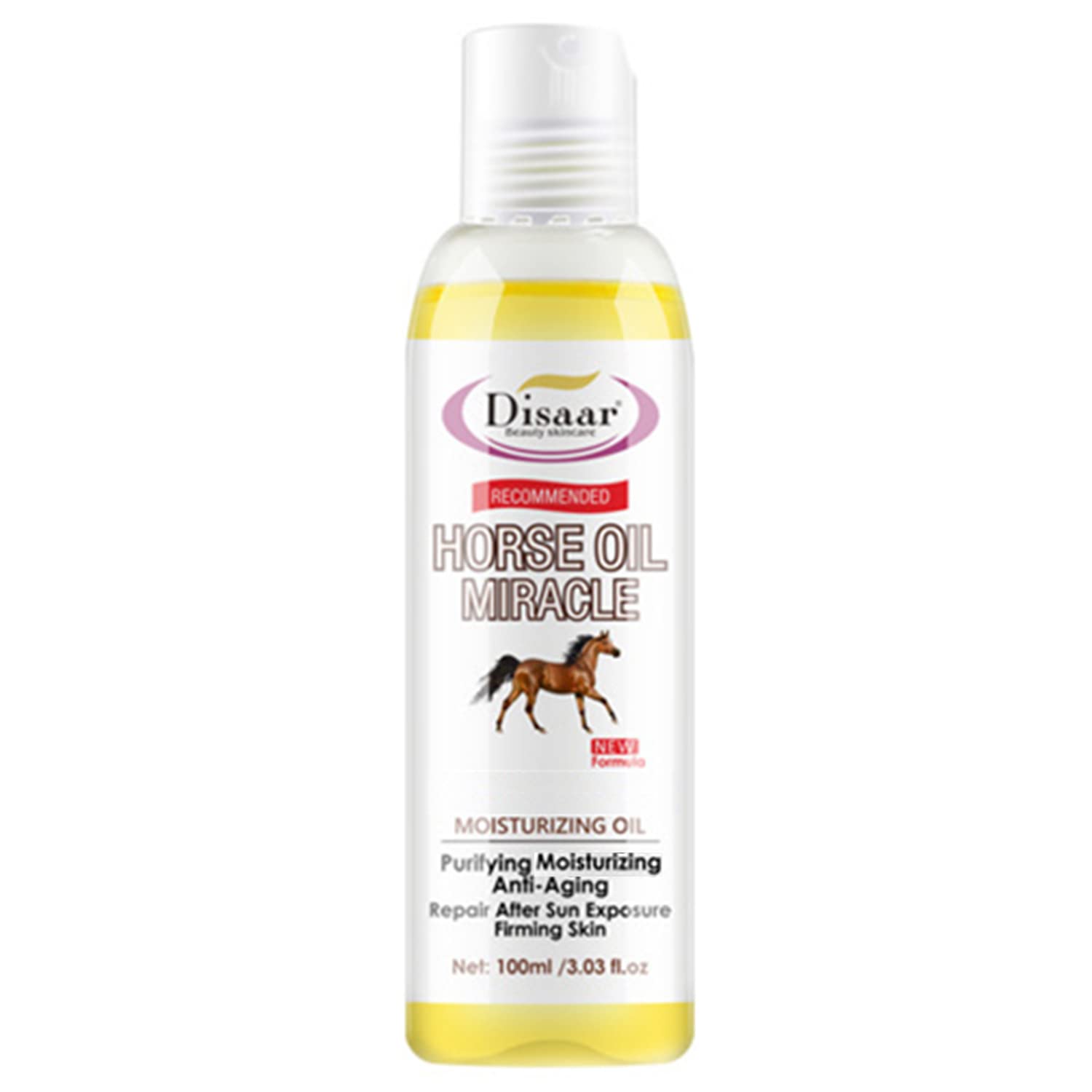 Horse Oil Moisturizing Oil Purifying Anti-Aging Repair After Sun Exposure Firming Skin Relive Dry Skin 100ml/3.03fl.oz