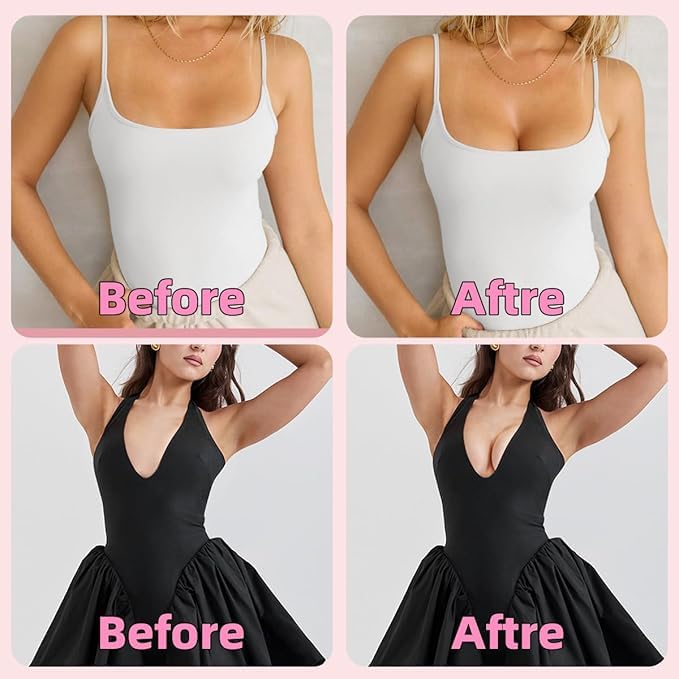 Boob Tape Clear Boobytape for Breast Invisible Lift Body Tape Transparent Self Adhesive Bra Tape Push up Sweatproof