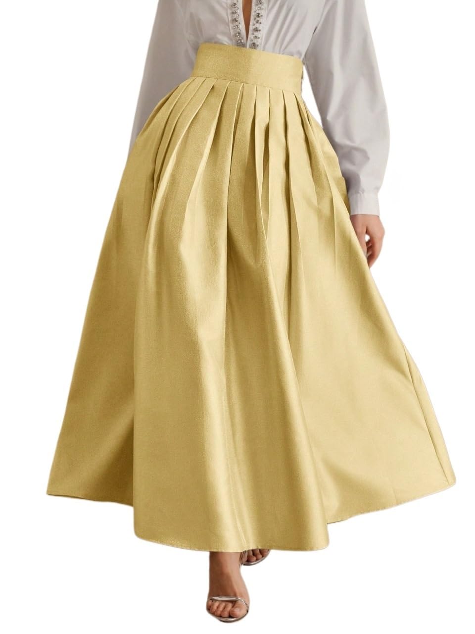 Womens Trendy Elegant Skirt High Waist Elegant Long Skirt