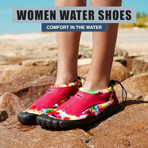 NORTY Women's Water Shoes - Aqua Swim Socks for Beach, Boat, and Pool - Skeletoe Barefoot Design - Cruise Ship Essentials - Hiking and Camping Footwear2