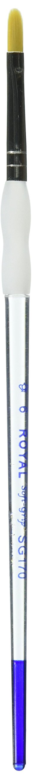 Royal & Langnickel Size 6 Royal Soft-Grip Series Sg170 Gold Taklon Filbert (Size 6)