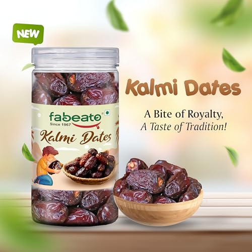 Image of Fabeato Premium Kalmi Dates /Khajoor 400g | Rich Source of Potassium & Iron|Naturally Sweet|No Added Sugar | No Preservative